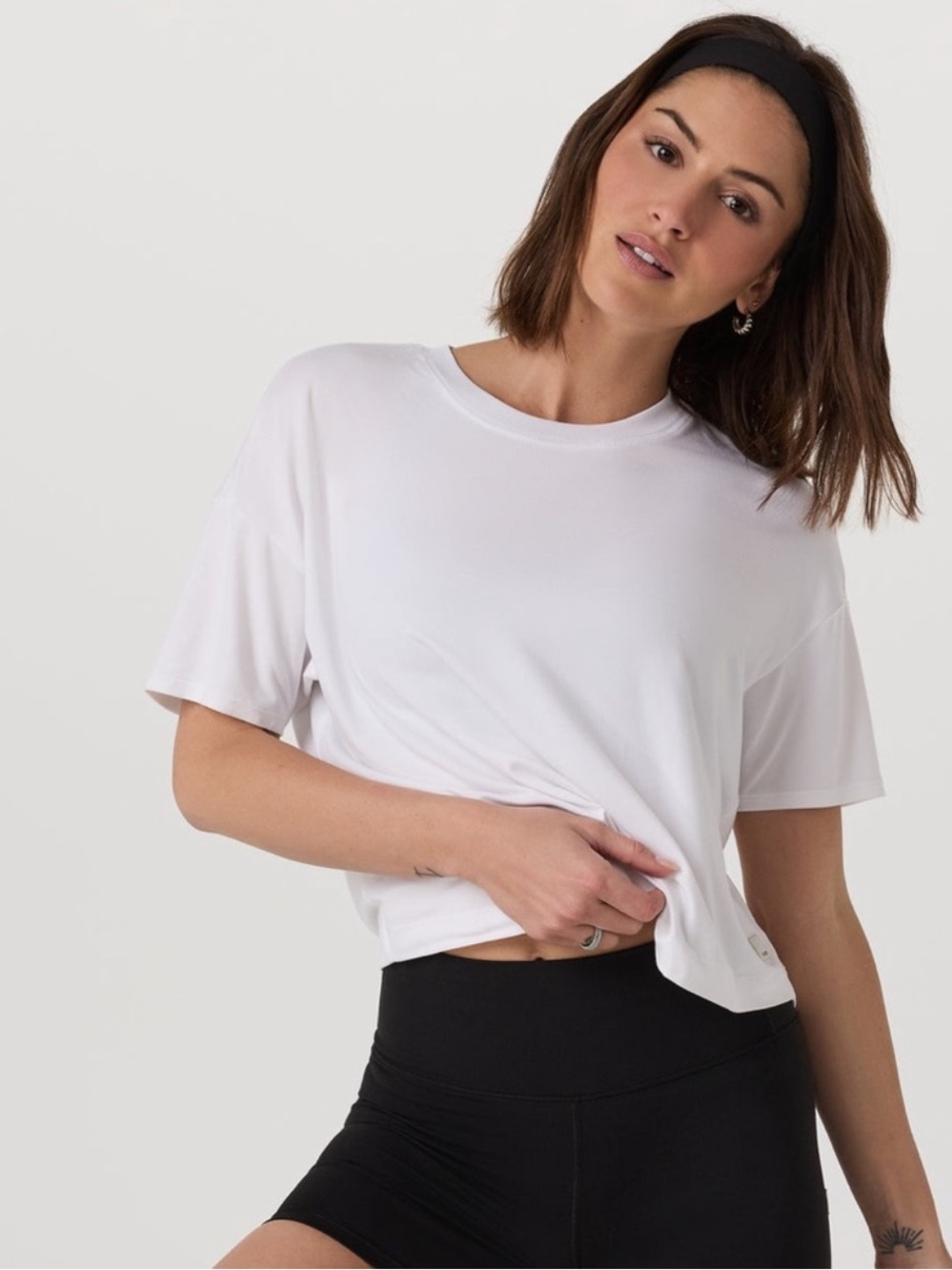 Vuori Women's Short Sleeve Crew Tee - White